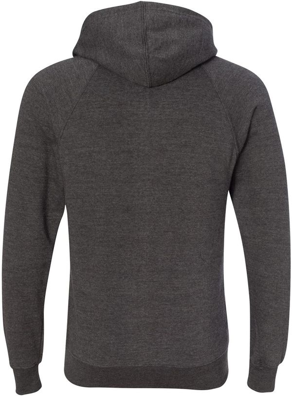 An image of a Custom Independent Trading Co Unisex Special Blend Zip Hooded Sweatshirt in Carbon Charcoal Heather!