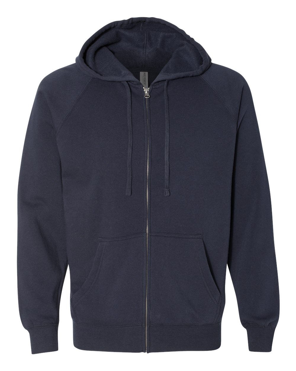 Independent Trading Co Unisex Special Blend Zip Hooded Sweatshirt in Classic Navy