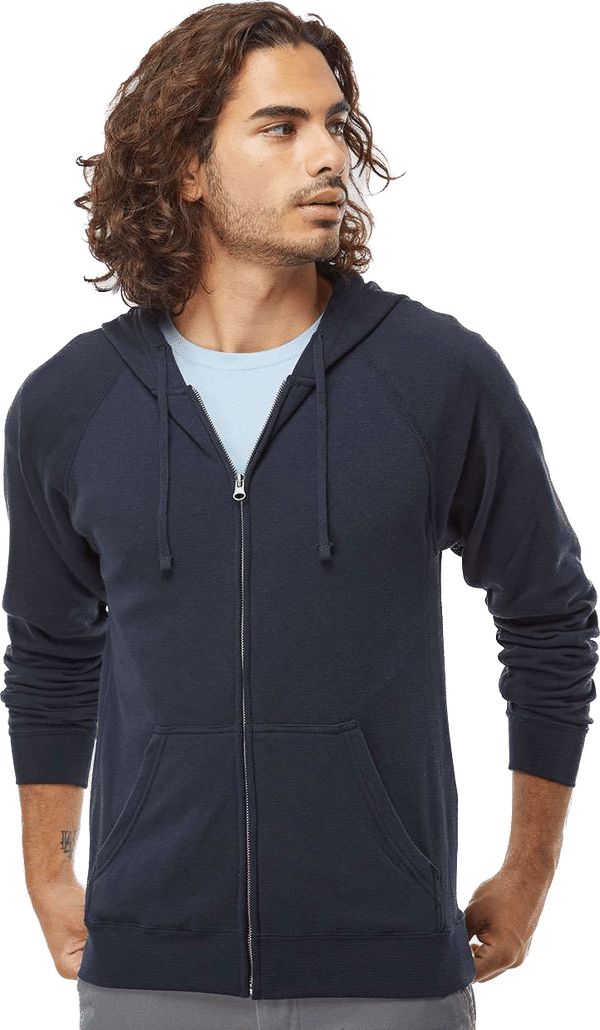 An image of a Custom Independent Trading Co Unisex Special Blend Zip Hooded Sweatshirt!