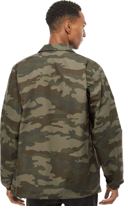 An image of a Custom Independent Trading Co Water Resistant Windbreaker Coachs Jacket!