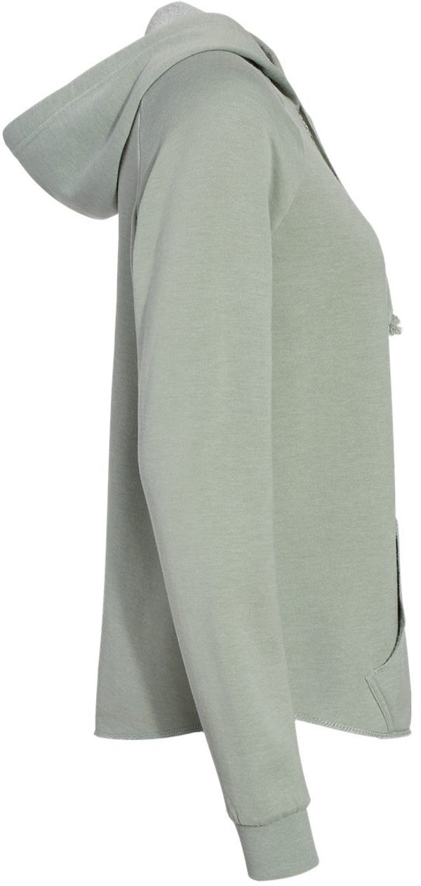 An image of a Custom Independent Trading Co Women's California Wave Wash Zip Hood in Sage!