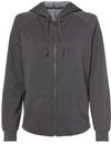 Am image of a Custom Independent Trading Co Women's California Wave Wash Zip Hood in Shadow!