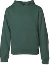 An image of a Custom Independent Trading Co Youth Midweight Hooded Sweatshirt in Alpine Green!