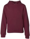 An image of a Custom Independent Trading Co Youth Midweight Hooded Sweatshirt in Maroon!