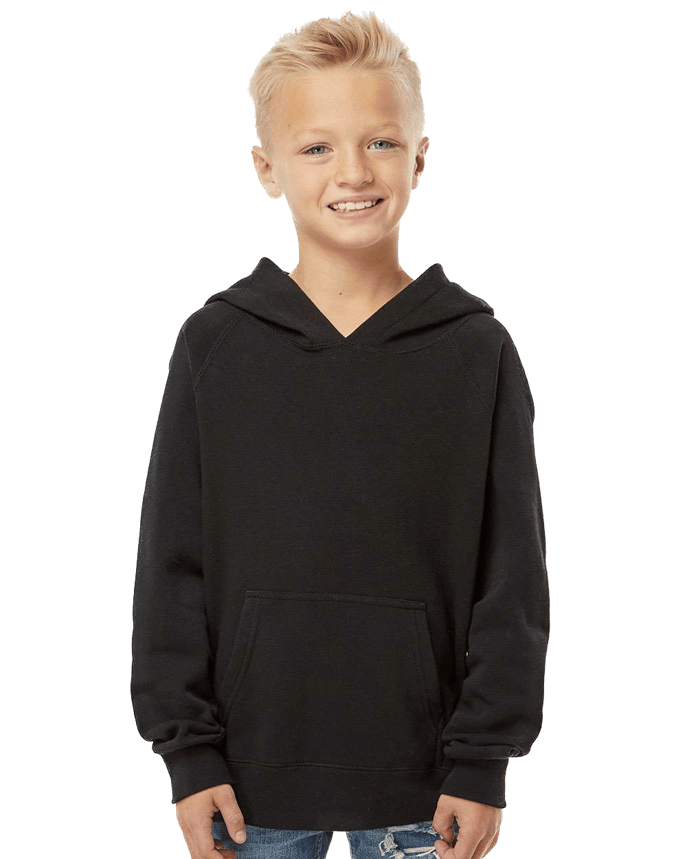 Independent Trading Co Youth Special Blend Raglan Hooded Sweatshirt