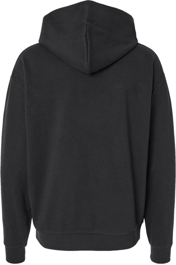Am image of a Custom Independent Trading Co Avenue Pullover Hooded Sweatshirt in Black!