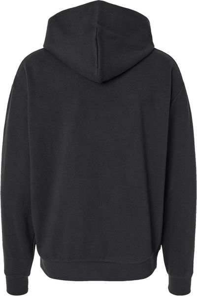 Am image of a Custom Independent Trading Co Avenue Pullover Hooded Sweatshirt in Black!