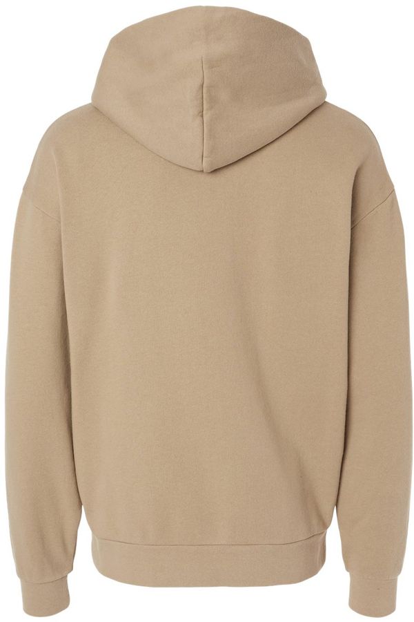 Am image of a Custom Independent Trading Co Avenue Pullover Hooded Sweatshirt in Sandstone!