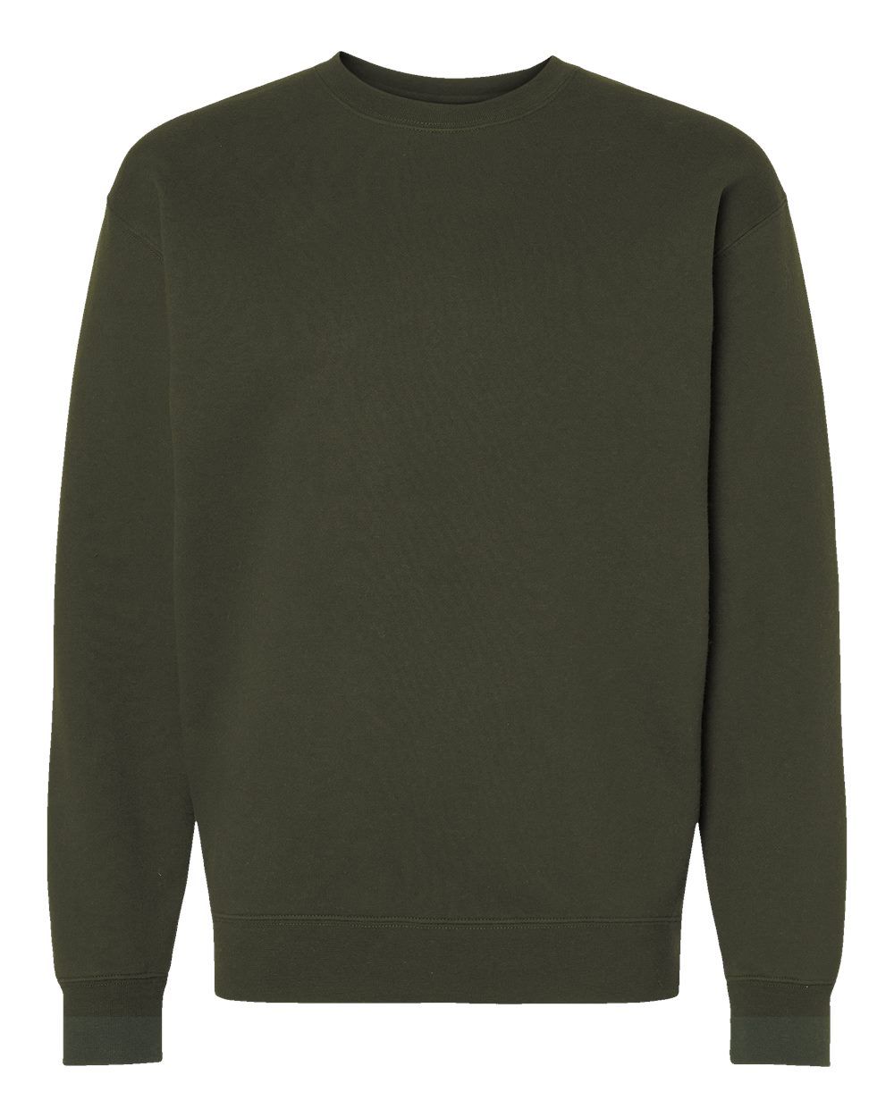 Independent Trading Co. Mens Heavy Weight Crew Neck in Army