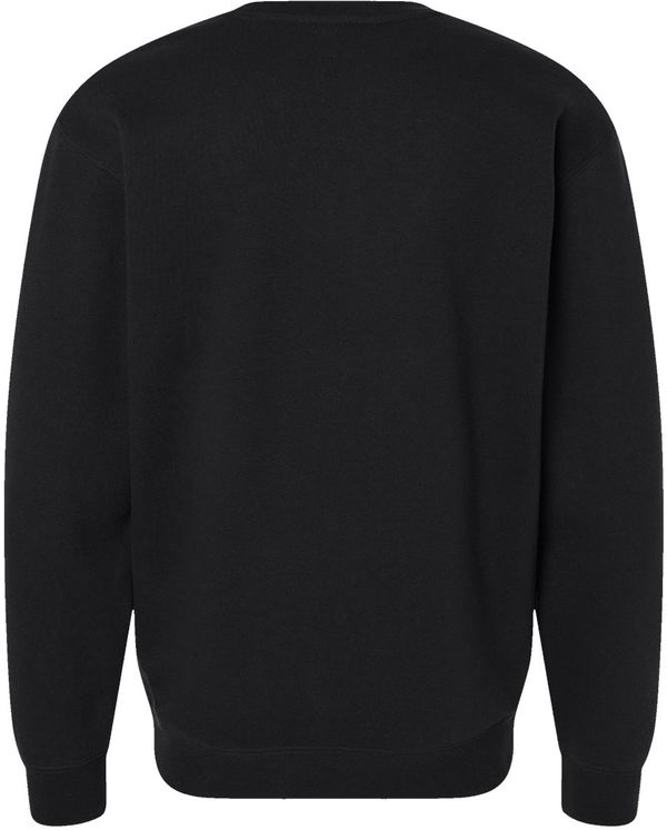 Am image of a Custom Independent Trading Co. Mens Heavy Weight Crew Neck in Black!