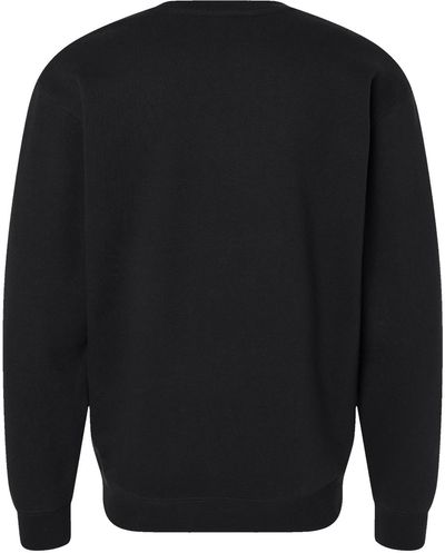 Am image of a Custom Independent Trading Co. Mens Heavy Weight Crew Neck in Black!