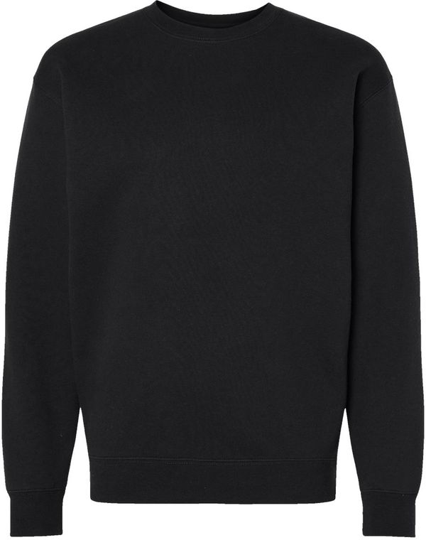 Am image of a Custom Independent Trading Co. Mens Heavy Weight Crew Neck in Black!