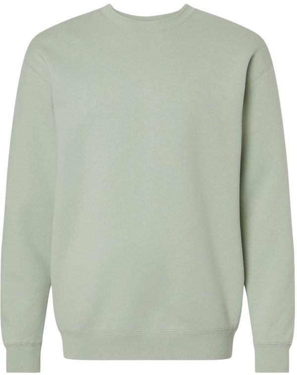 Am image of a Custom Independent Trading Co. Mens Heavy Weight Crew Neck in Dusty Sage!