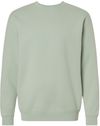 Am image of a Custom Independent Trading Co. Mens Heavy Weight Crew Neck in Dusty Sage!