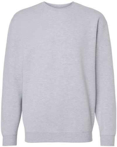 Am image of a Custom Independent Trading Co. Mens Heavy Weight Crew Neck in Grey Heather!