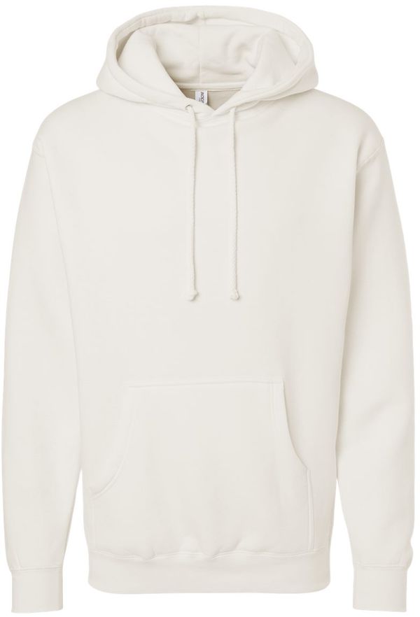 Am image of a Custom Independent Trading Co. Heavyweight Hooded Sweatshirt in Bone!