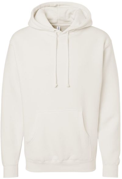 Am image of a Custom Independent Trading Co. Heavyweight Hooded Sweatshirt in Bone!