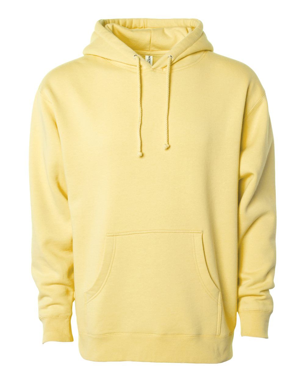 Independent Trading Co. Heavyweight Hooded Sweatshirt in Light Yellow