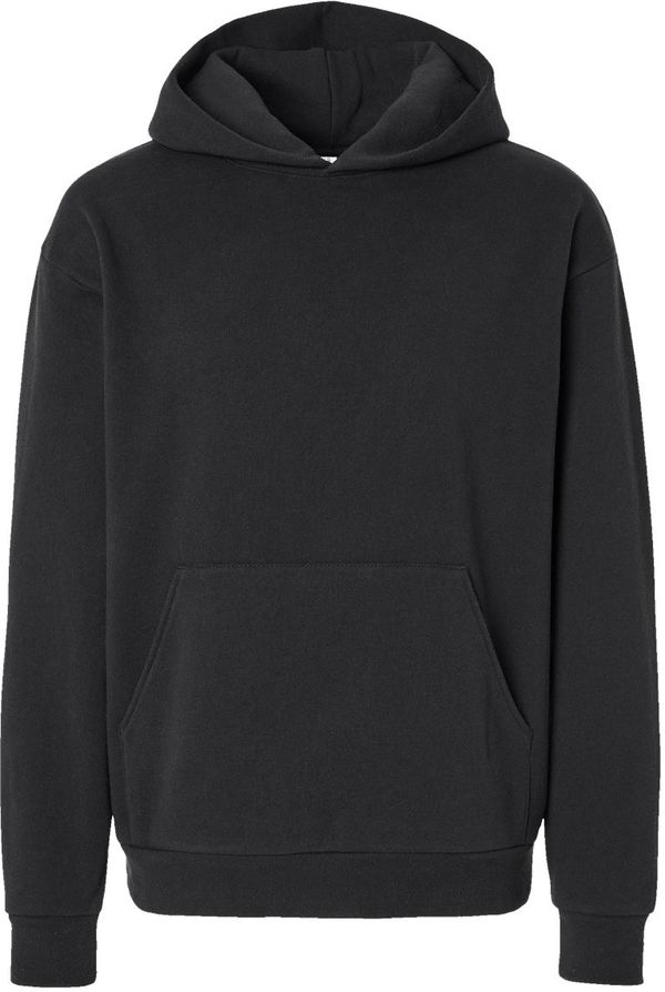 Am image of a Custom Independent Trading Co Mainstreet Hooded Sweatshirt in Black!