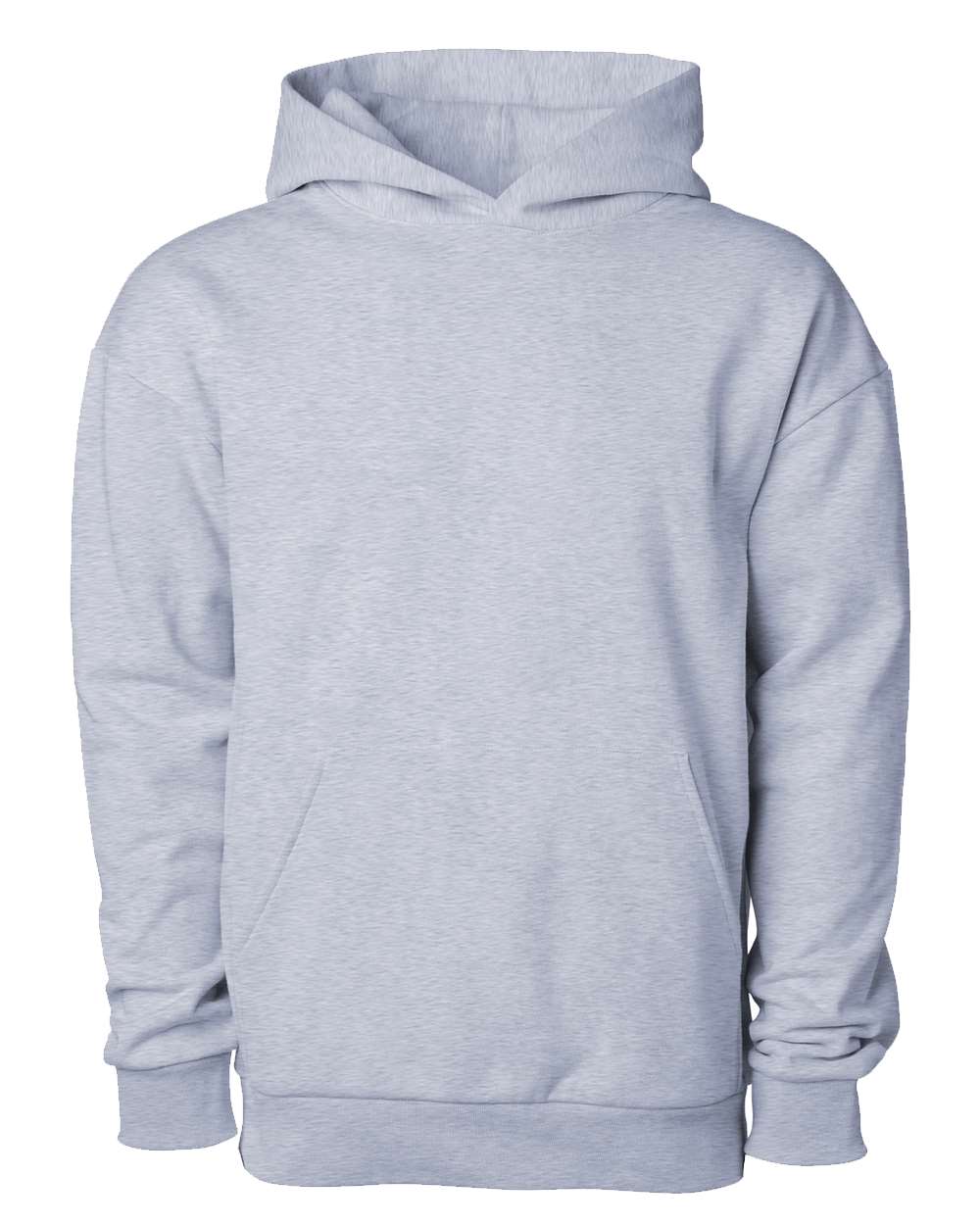 Independent Trading Co Mainstreet Hooded Sweatshirt in Grey Heather