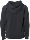 Am image of a Custom Independent Trading Co Toddler Lightweight Special Blend Raglan Zip Hood in Black!