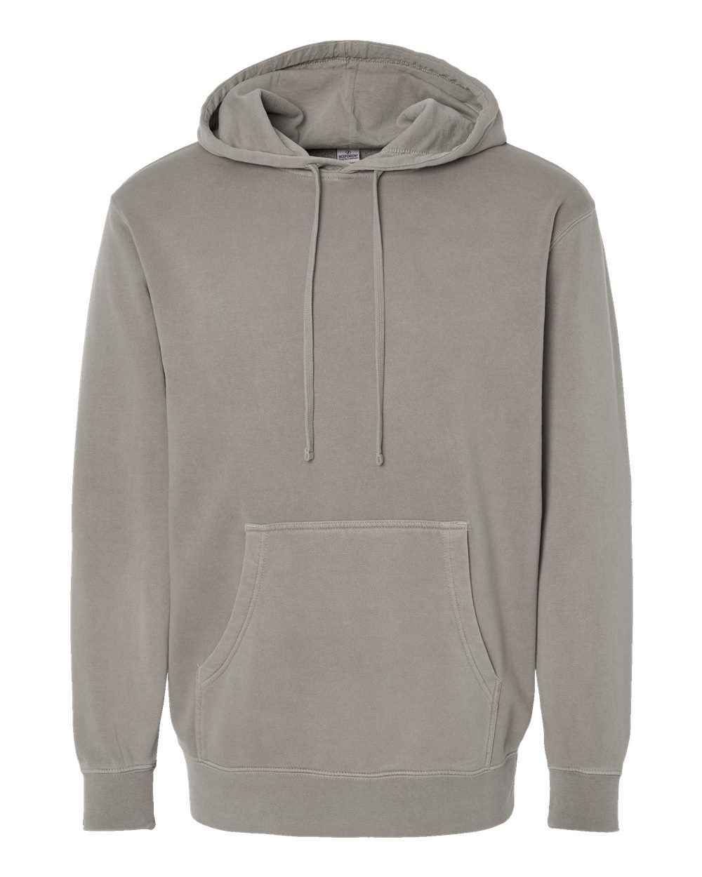 Independent Trading Co Pigment Dyed Hooded Sweatshirt in Pigment Cement