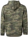 Am image of a Custom INDEPENDENT ADULT MIDWEIGHT HOODED SWEATSHIRT in Forest Camo!