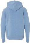 Am image of a Custom Independent Trading Co Youth Special Blend Raglan Hooded Sweatshirt in Pacific!