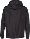 Am image of a Custom Independent Trading Co. Lightweight Windbreaker Pullover Jacket in Black!