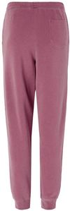 Am image of a Custom Independent Trading Co Pigment Dyed Fleece Pants in Pigment Maroon!