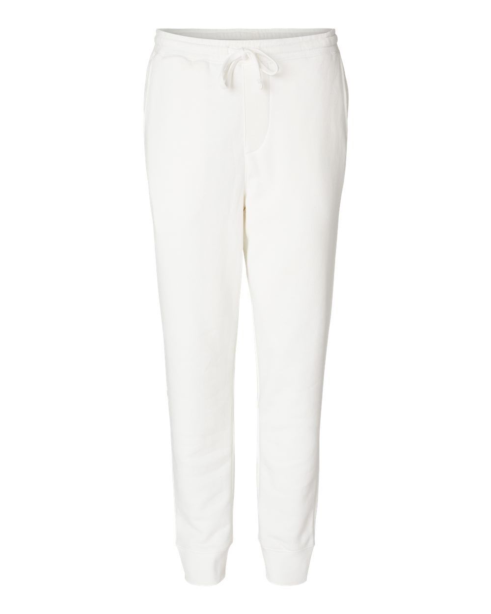 Independent Trading Co Pigment Dyed Fleece Pants in White