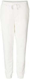 Am image of a Custom Independent Trading Co Pigment Dyed Fleece Pants in White!