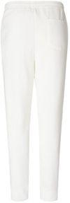 Am image of a Custom Independent Trading Co Pigment Dyed Fleece Pants in White!
