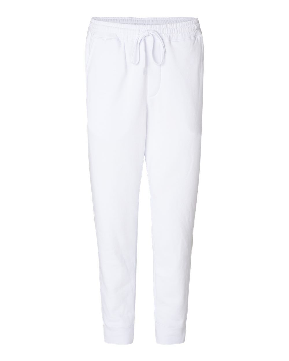 Independent Trading Co Midweight Fleece Pants in White