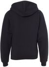 Am image of a Custom Independent Trading Co Youth Midweight Hooded Sweatshirt in Black!