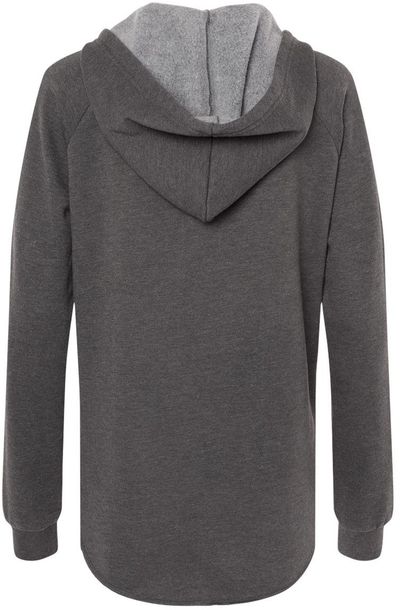 Am image of a Custom INDEPENDENT TRADING CO WOMEN'S CALIFORNIA WAVE WASH HOODED PULLOVER in Shadow!