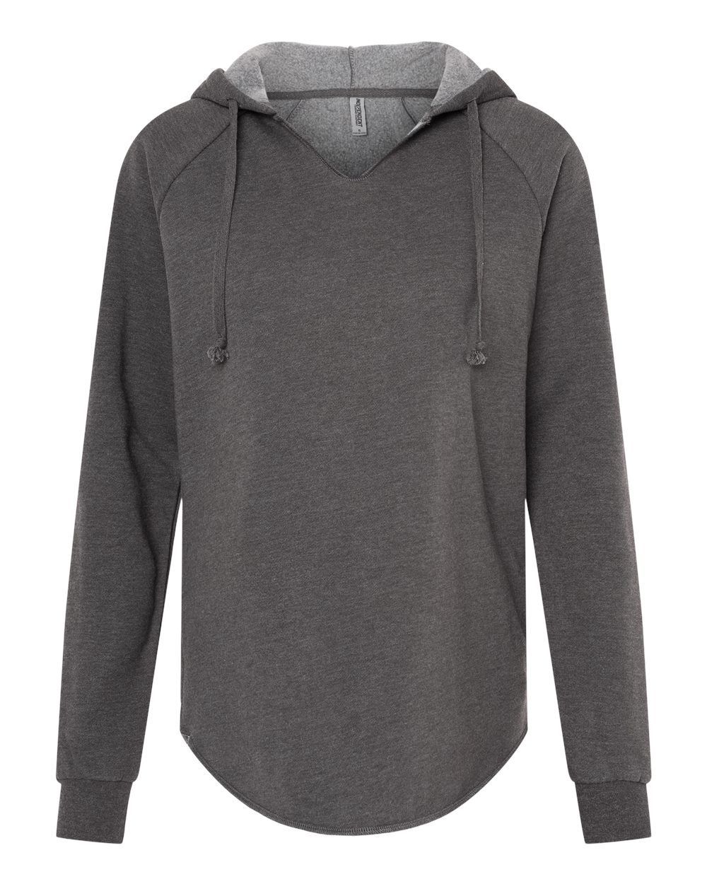 INDEPENDENT TRADING CO WOMEN'S CALIFORNIA WAVE WASH HOODED PULLOVER in Shadow