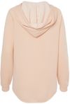 Am image of a Custom INDEPENDENT TRADING CO WOMEN'S CALIFORNIA WAVE WASH HOODED PULLOVER in Blush!