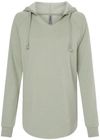Am image of a Custom INDEPENDENT TRADING CO WOMEN'S CALIFORNIA WAVE WASH HOODED PULLOVER in Sage!