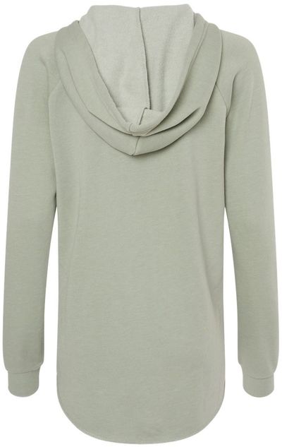 Am image of a Custom INDEPENDENT TRADING CO WOMEN'S CALIFORNIA WAVE WASH HOODED PULLOVER in Sage!