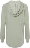 Am image of a Custom INDEPENDENT TRADING CO WOMEN'S CALIFORNIA WAVE WASH HOODED PULLOVER in Sage!