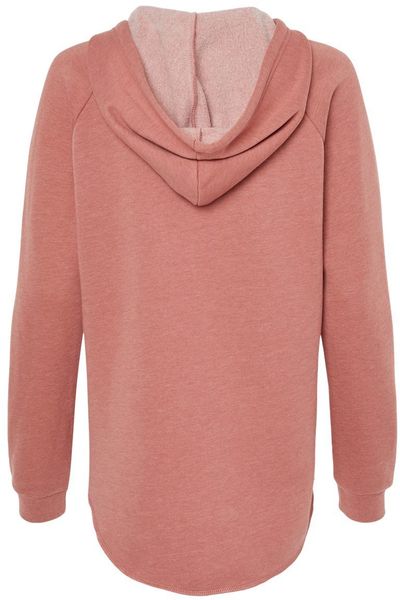 Am image of a Custom INDEPENDENT TRADING CO WOMEN'S CALIFORNIA WAVE WASH HOODED PULLOVER in Dusty Rose!