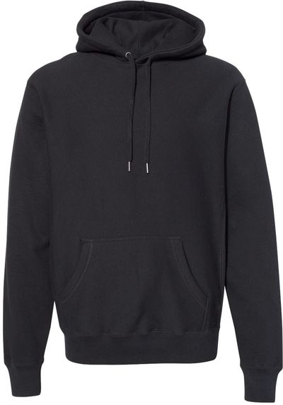 Am image of a Custom Independent Trading Co Premium Heavyweight Cross Grain Hoodie in Black!