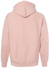 Am image of a Custom Independent Trading Co Premium Heavyweight Cross Grain Hoodie in Dusty Pink!