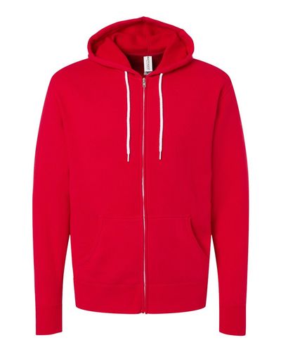 Custom Independent Trading Co Unisex Lightweight Full Zip Hooded