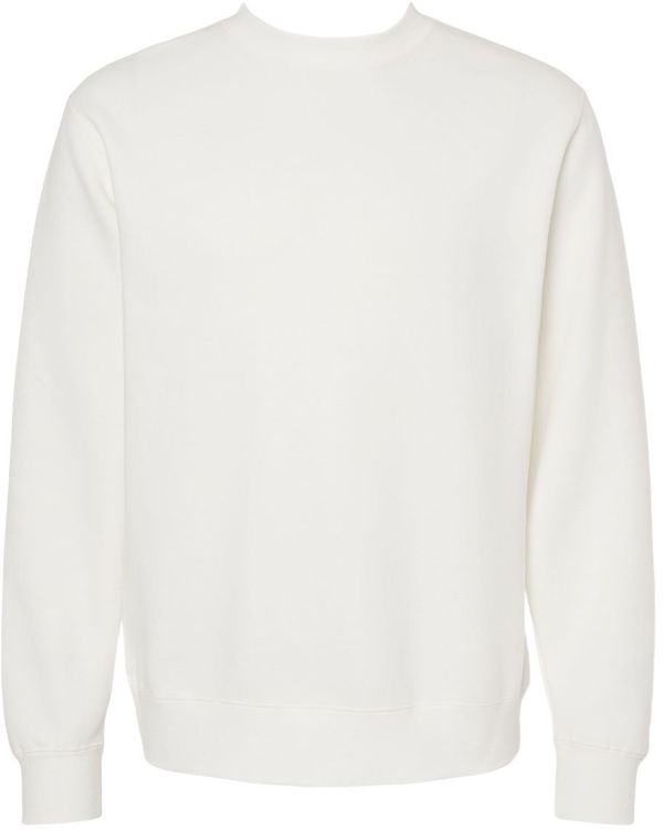 Am image of a Custom Independent Trading Co. Unisex Midweight Pigment Dyed Crewneck Sweatshirt in Ready for Dye!