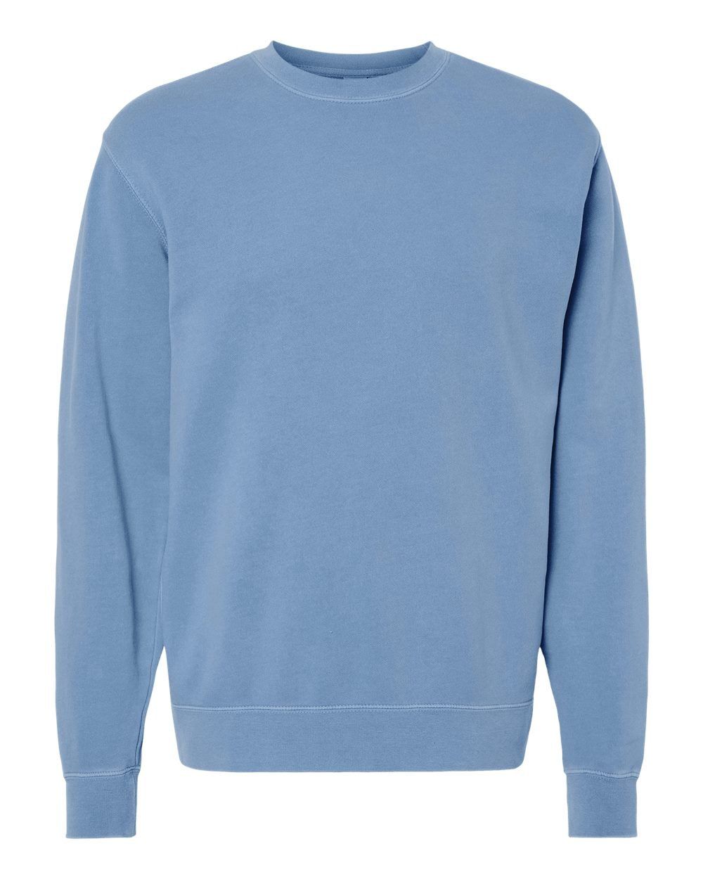Independent Trading Co. Unisex Midweight Pigment Dyed Crewneck Sweatshirt in Pigment Light Blue