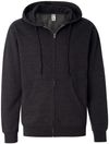 Am image of a Custom INDEPENDENT TRADING CO ADULT MIDWEIGHT ZIP HOODED SWEATSHIRT in Charcoal Heather!