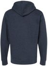 Am image of a Custom INDEPENDENT TRADING CO ADULT MIDWEIGHT ZIP HOODED SWEATSHIRT in Navy!