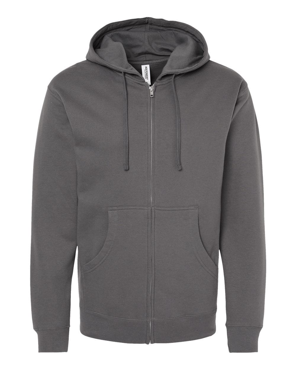 Custom INDEPENDENT TRADING CO ADULT MIDWEIGHT ZIP HOODED